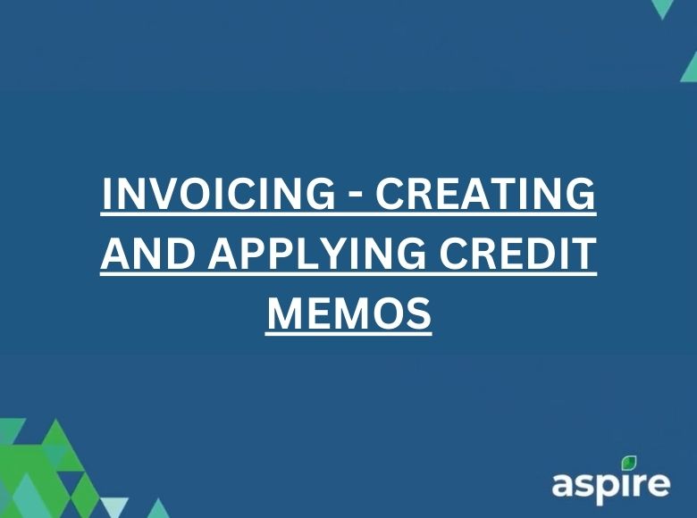 Credit Memos